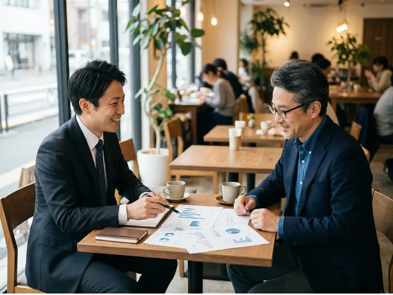 保険商談の様子